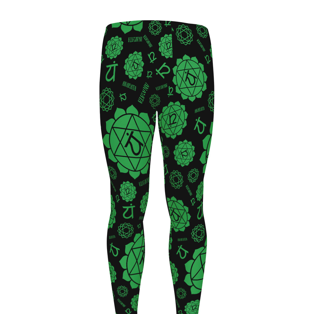 Anahata Chakra Pattern Print Men's leggings