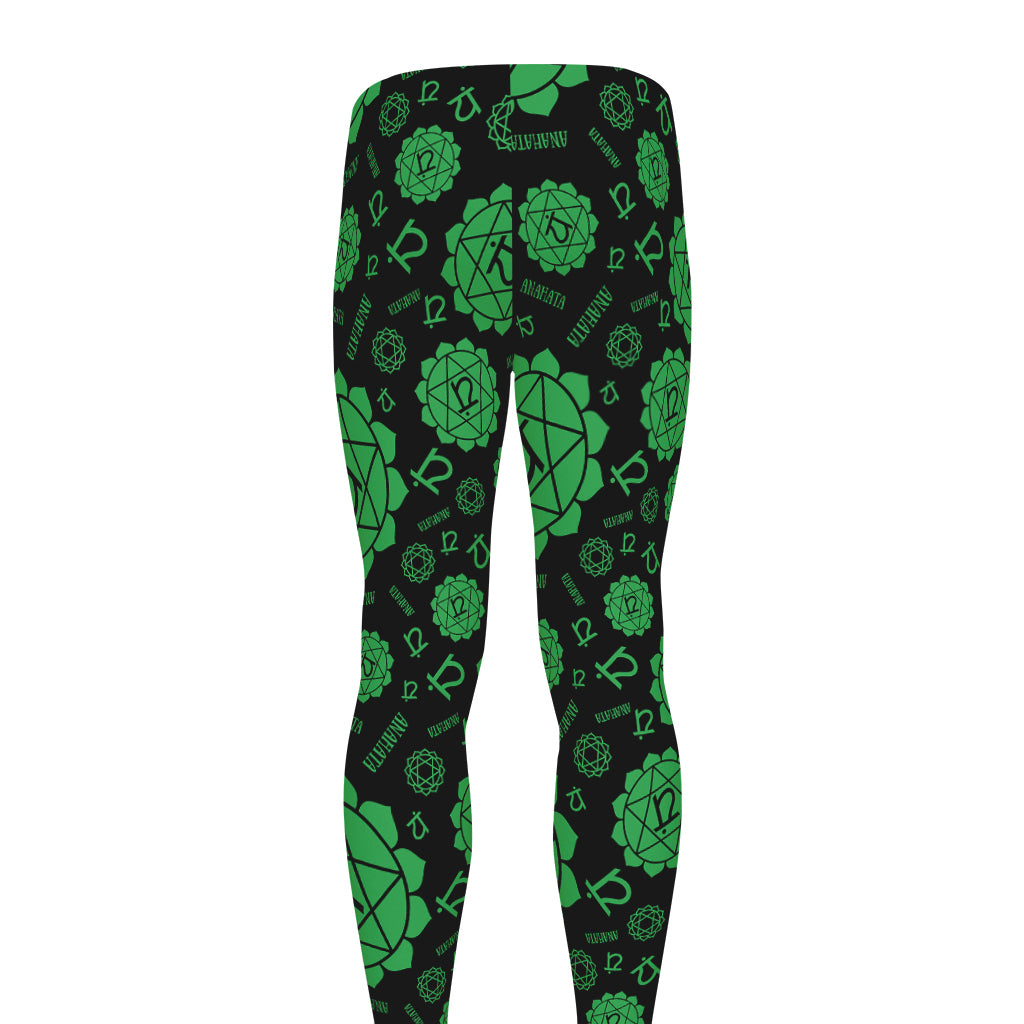 Anahata Chakra Pattern Print Men's leggings