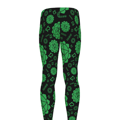 Anahata Chakra Pattern Print Men's leggings