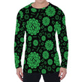 Anahata Chakra Pattern Print Men's Long Sleeve T-Shirt