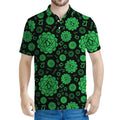 Anahata Chakra Pattern Print Men's Polo Shirt
