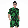 Anahata Chakra Pattern Print Men's Romper