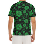 Anahata Chakra Pattern Print Men's Short Sleeve Rash Guard