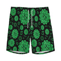 Anahata Chakra Pattern Print Men's Athletic Shorts