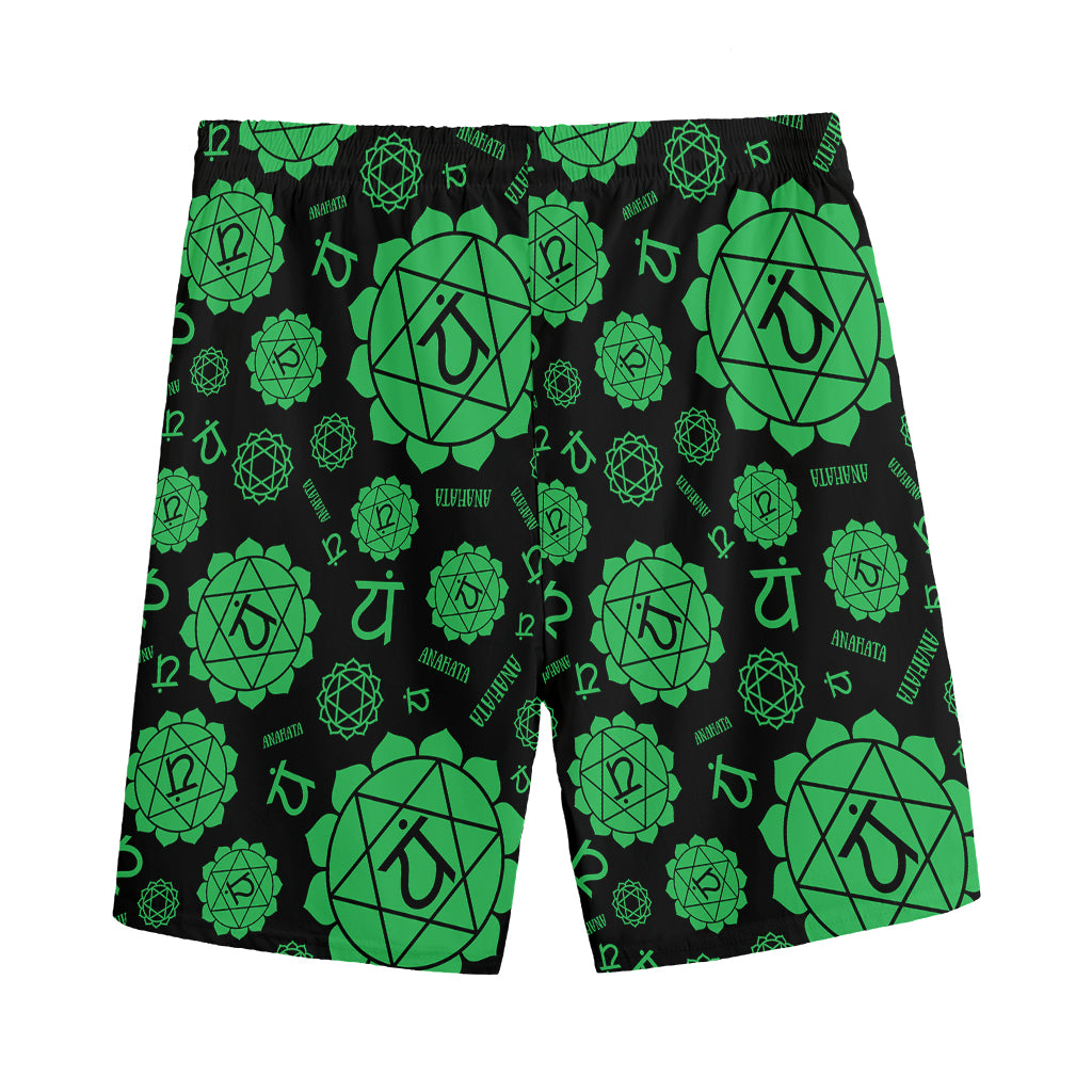 Anahata Chakra Pattern Print Men's Sports Shorts
