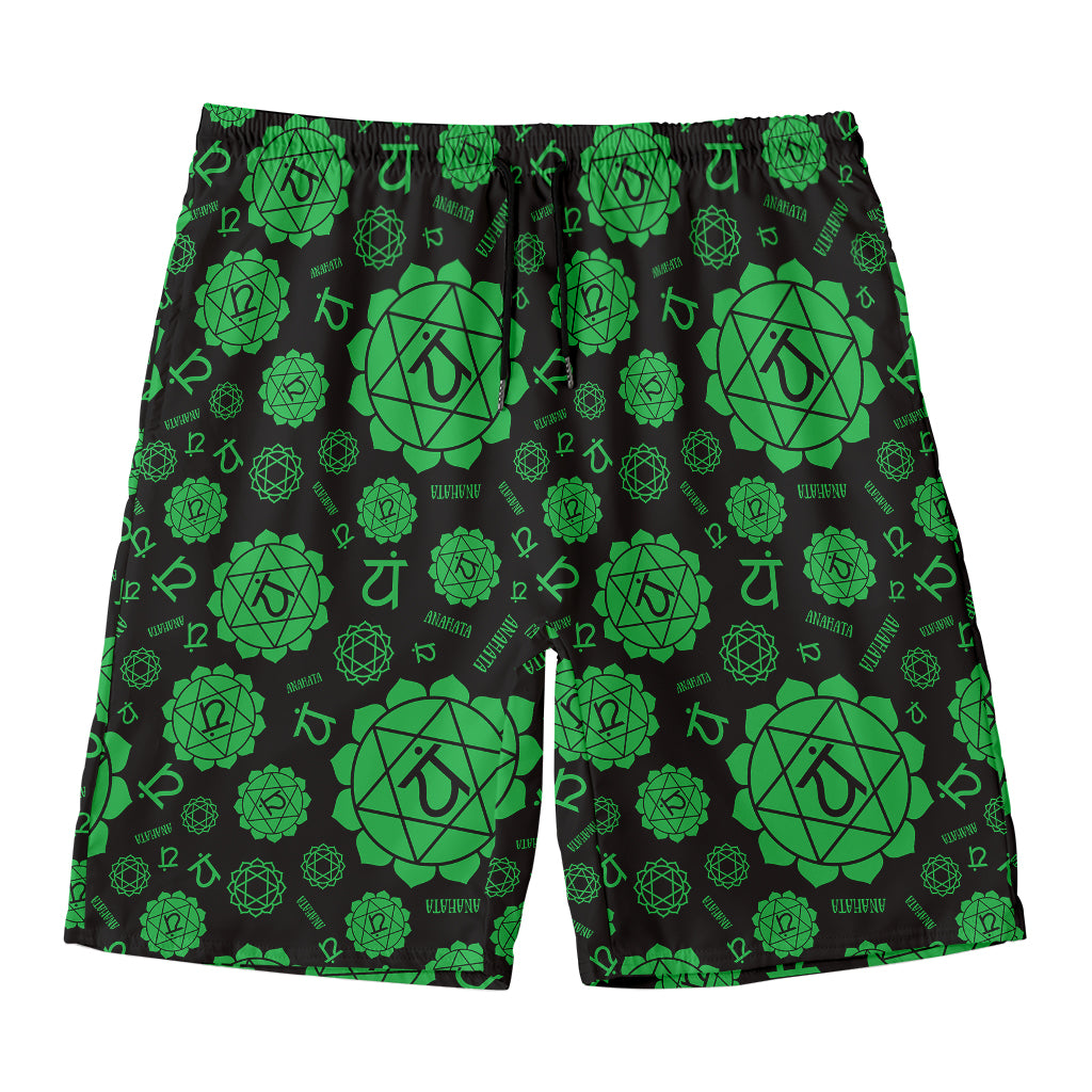 Anahata Chakra Pattern Print Men's Swim Trunks