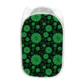 Anahata Chakra Pattern Print Mesh Laundry Hamper
