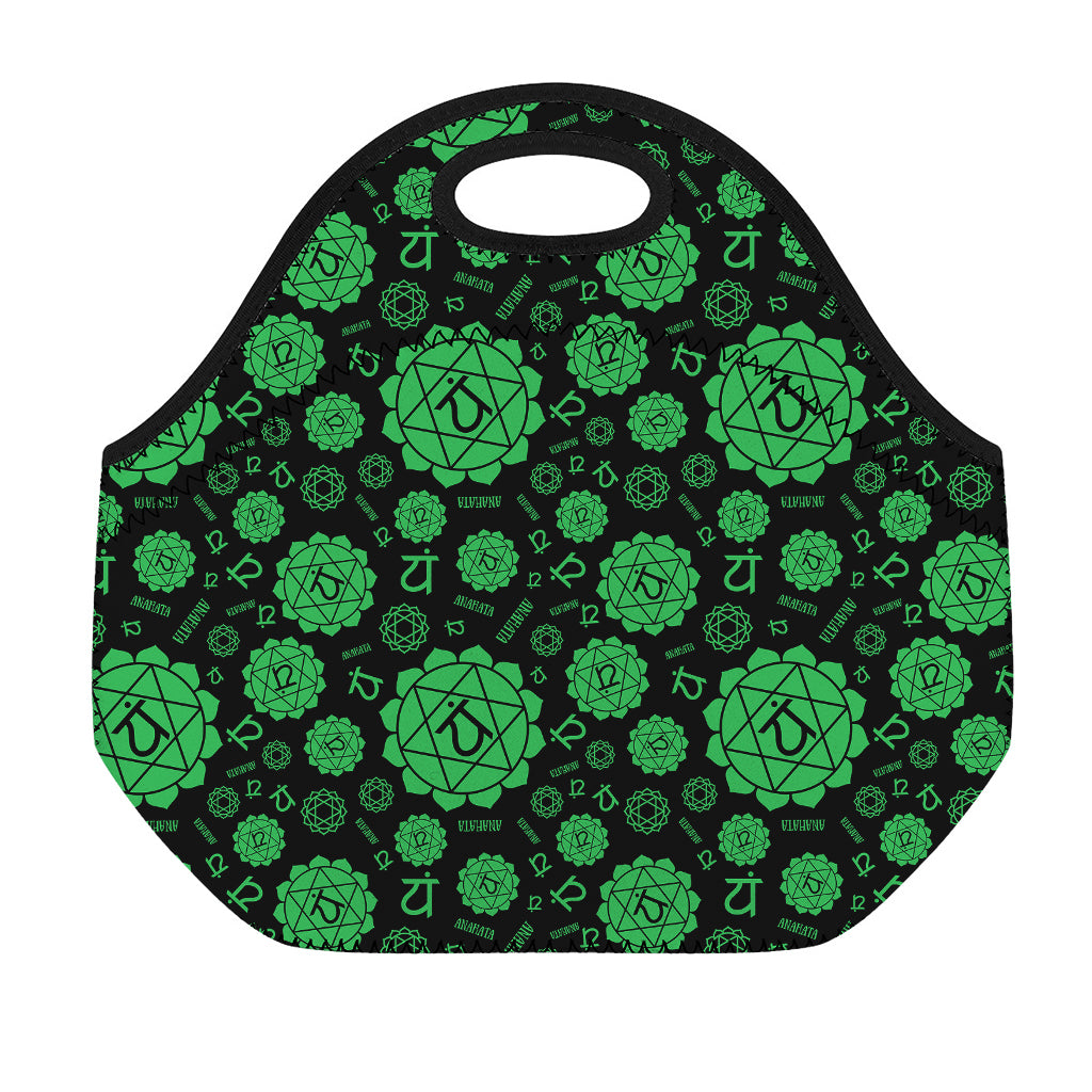 Anahata Chakra Pattern Print Neoprene Lunch Bag