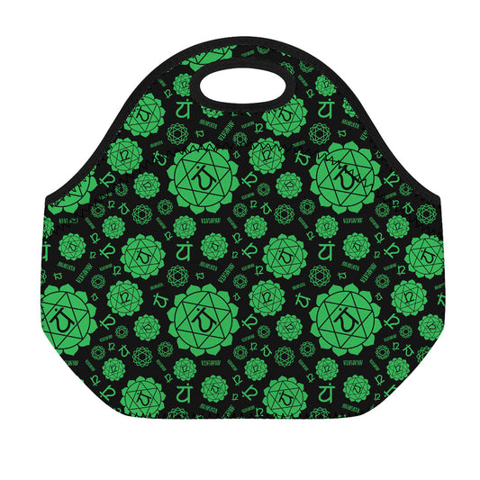 Anahata Chakra Pattern Print Neoprene Lunch Bag