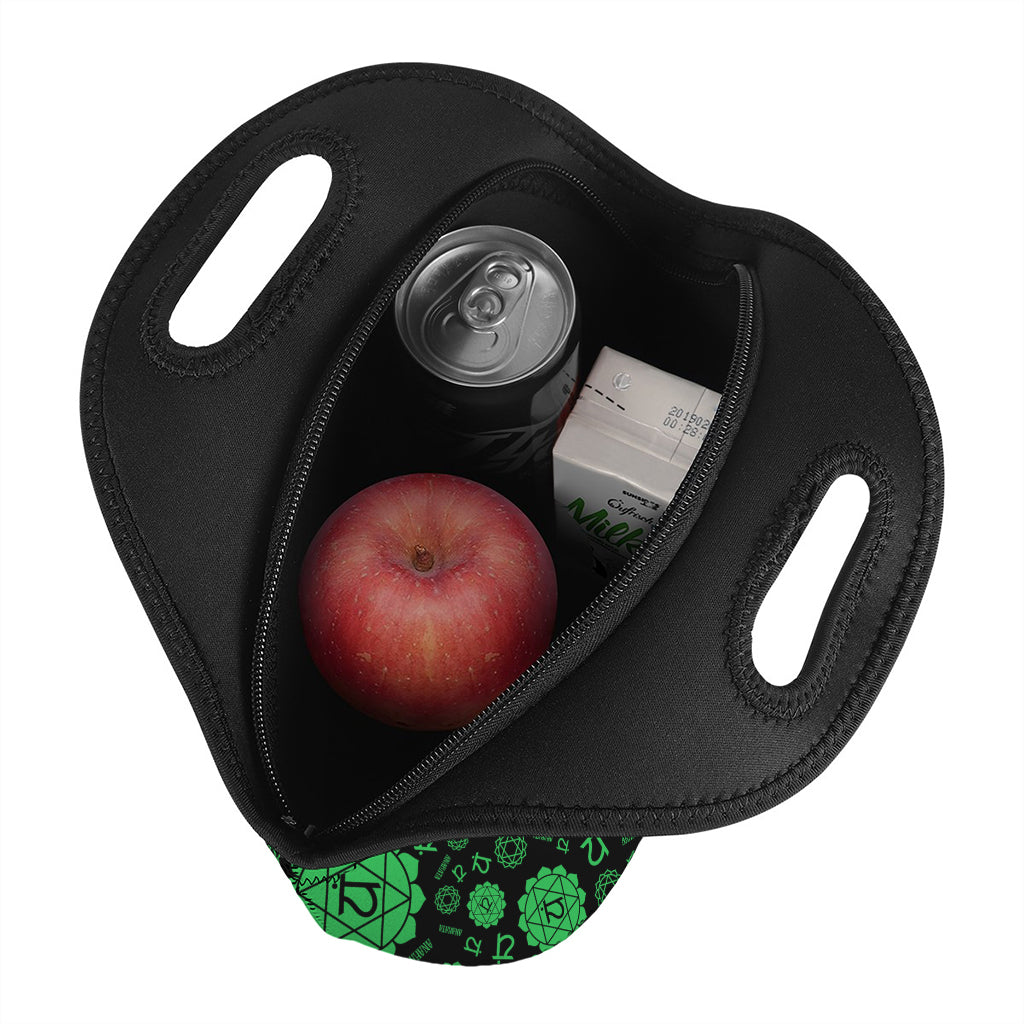 Anahata Chakra Pattern Print Neoprene Lunch Bag