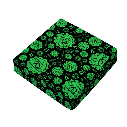 Anahata Chakra Pattern Print Outdoor Seat Cushion Cover