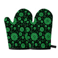 Anahata Chakra Pattern Print Oven Mitts