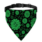 Anahata Chakra Pattern Print Over The Collar Dog Bandana