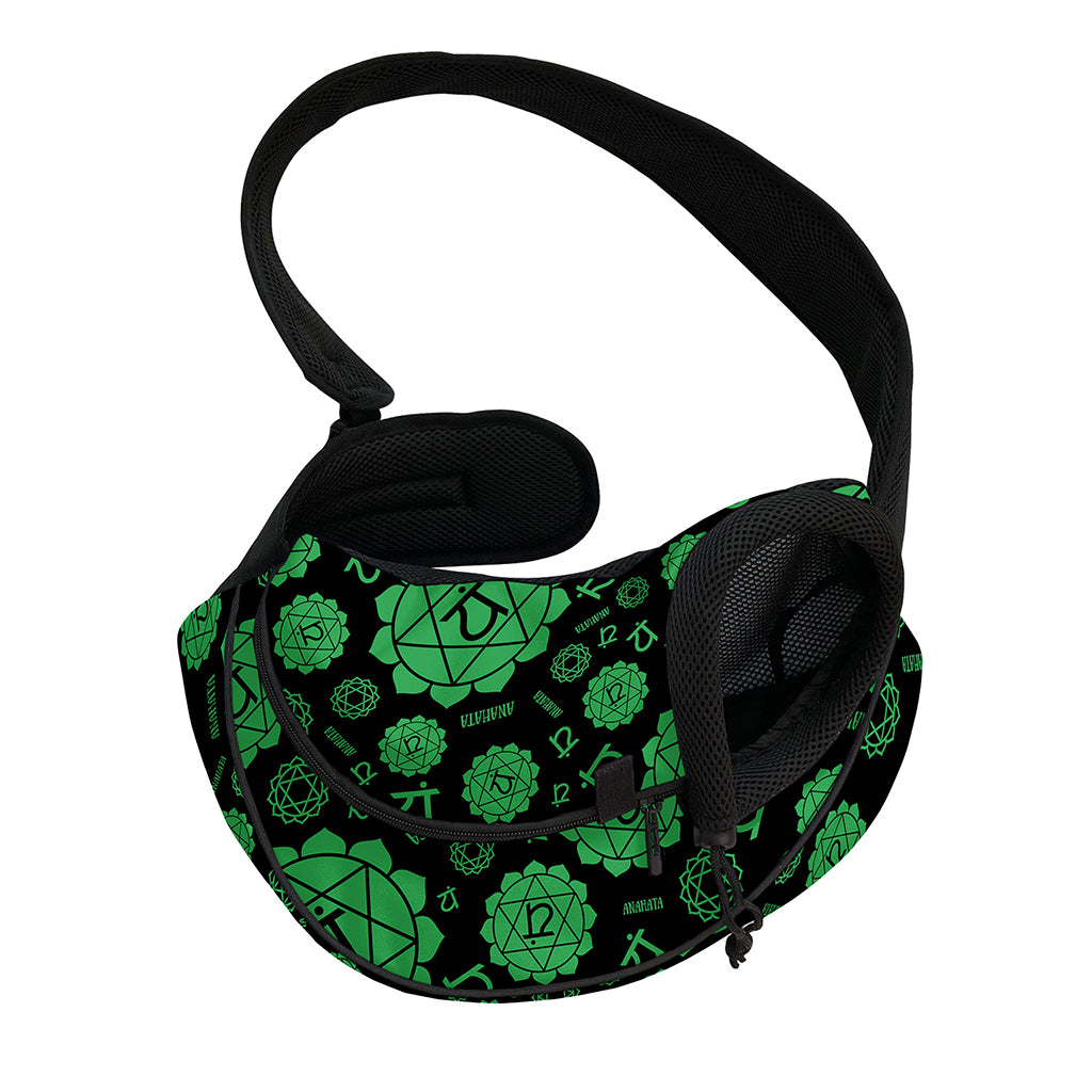 Anahata Chakra Pattern Print Pet Sling Carrier