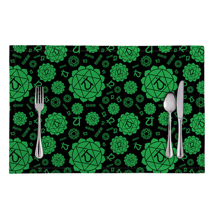 Anahata Chakra Pattern Print Placemat