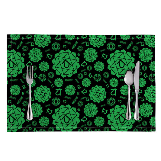 Anahata Chakra Pattern Print Placemat