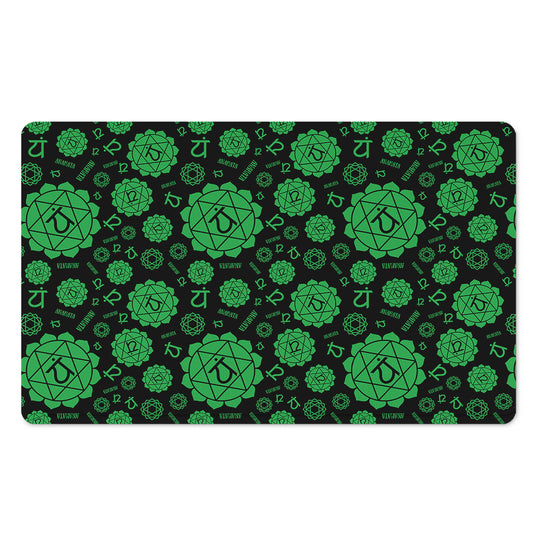 Anahata Chakra Pattern Print Polyester Doormat