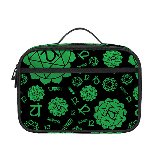 Anahata Chakra Pattern Print Portable Lunch Bag