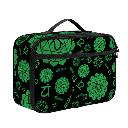 Anahata Chakra Pattern Print Portable Lunch Bag