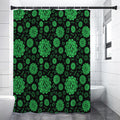 Anahata Chakra Pattern Print Premium Shower Curtain