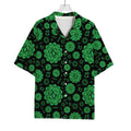 Anahata Chakra Pattern Print Rayon Hawaiian Shirt