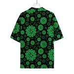 Anahata Chakra Pattern Print Rayon Hawaiian Shirt