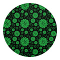 Anahata Chakra Pattern Print Round Blanket