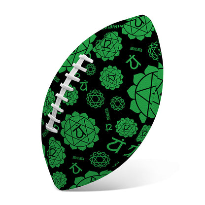 Anahata Chakra Pattern Print Rugby Ball