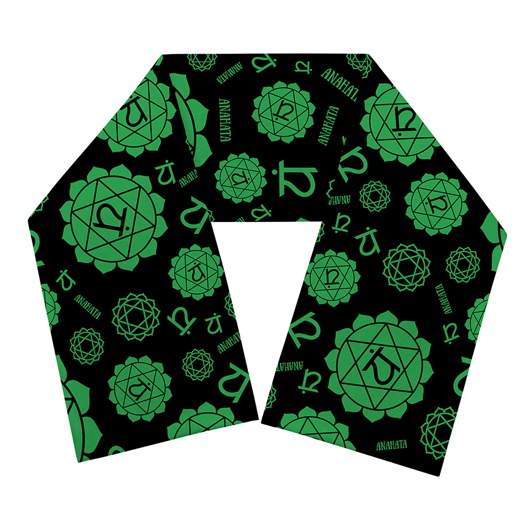 Anahata Chakra Pattern Print Scarf