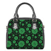 Anahata Chakra Pattern Print Shoulder Handbag