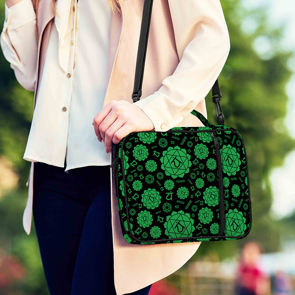 Anahata Chakra Pattern Print Shoulder Strap Bible Bag