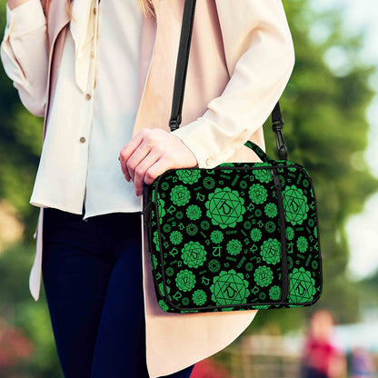 Anahata Chakra Pattern Print Shoulder Strap Bible Bag