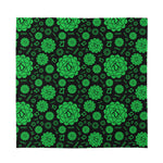 Anahata Chakra Pattern Print Silk Bandana