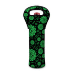 Anahata Chakra Pattern Print Single Neoprene Wine Tote