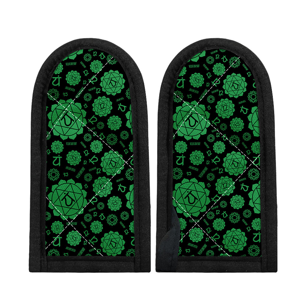 Anahata Chakra Pattern Print Skillet Handle Cover