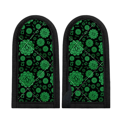 Anahata Chakra Pattern Print Skillet Handle Cover