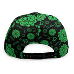 Anahata Chakra Pattern Print Snapback Cap