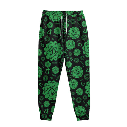 Anahata Chakra Pattern Print Sweatpants