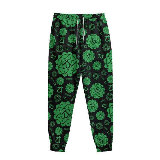 Anahata Chakra Pattern Print Sweatpants