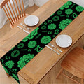 Anahata Chakra Pattern Print Table Runner