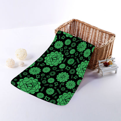 Anahata Chakra Pattern Print Towel