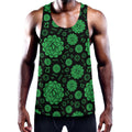 Anahata Chakra Pattern Print Men's Workout Tank Top