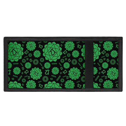 Anahata Chakra Pattern Print Trifold Wallet
