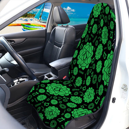 Anahata Chakra Pattern Print Waterproof Car Seat Cover