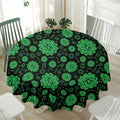 Anahata Chakra Pattern Print Waterproof Round Tablecloth