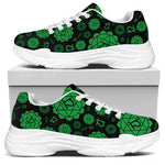 Anahata Chakra Pattern Print White Chunky Shoes