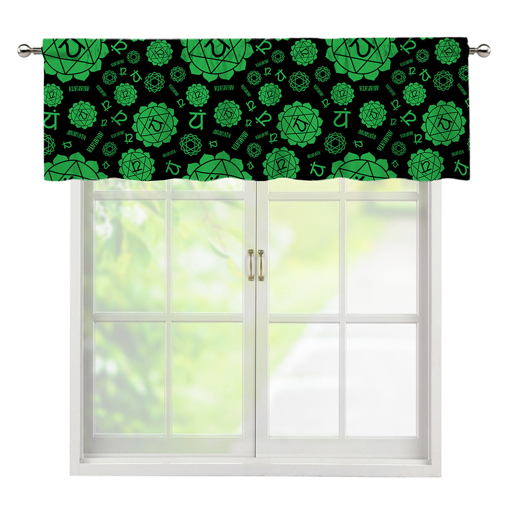 Anahata Chakra Pattern Print Window Valance