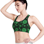 Anahata Chakra Pattern Print Women's Sports Bra