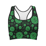 Anahata Chakra Pattern Print Women's Sports Bra