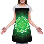 Anahata Chakra Spiritual Print Adjustable Apron
